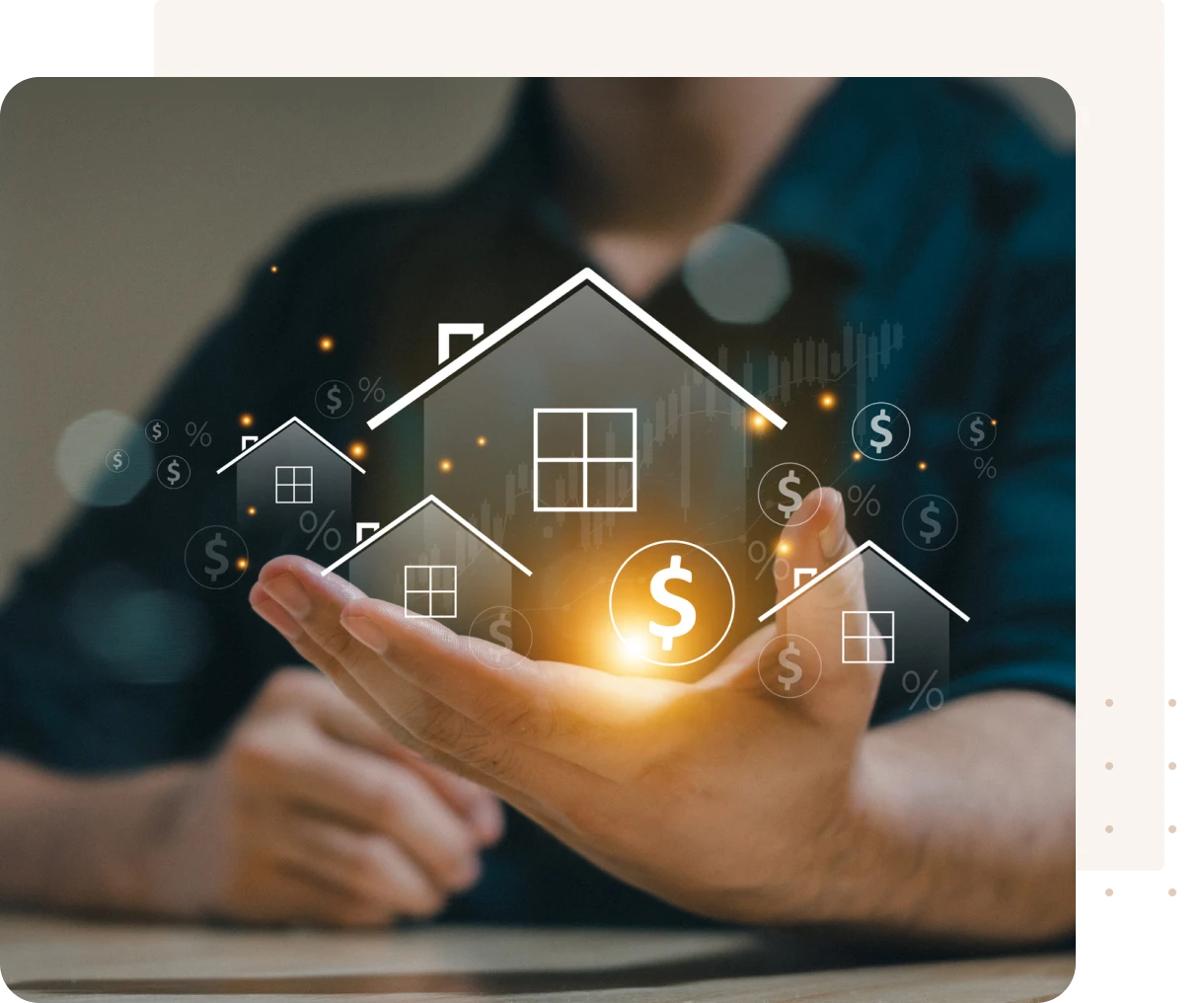 Real estate investment concept